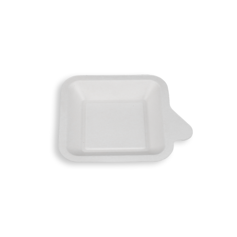 Bandejas de bolo de bagaço de cana biodegradável de 5,2*4,4''