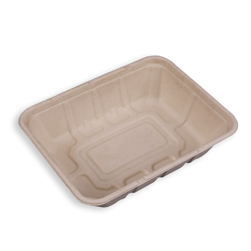 Bandejas Longas de Bagaço de Cana Biodegradável 1200ml